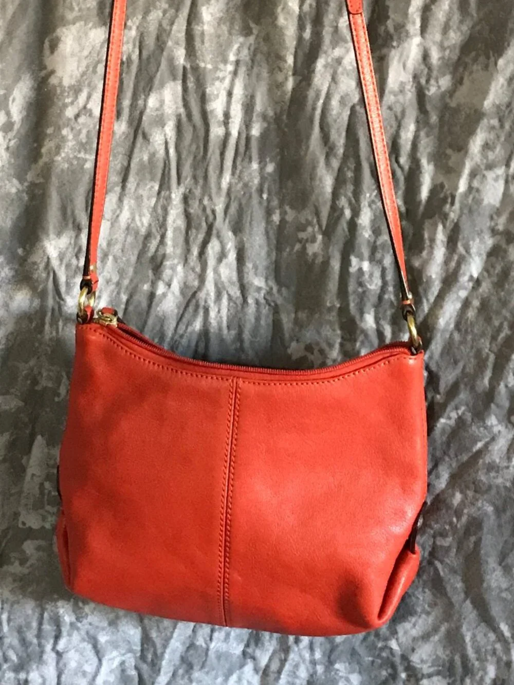 Coach Orange Ashley Swingpack Crossbody Bag